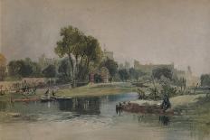 Windsor Castle from the Eton Play Ground, c1838-James Baker Pyne-Premium Giclee Print