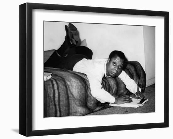 James Baldwin, 1963-null-Framed Photo