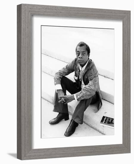 James Baldwin, 1977-null-Framed Photographic Print