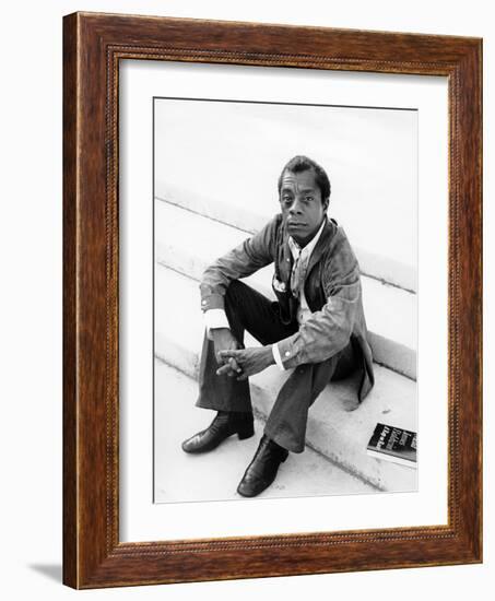 James Baldwin, 1977-null-Framed Photographic Print