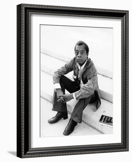 James Baldwin, 1977-null-Framed Photographic Print