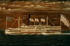 Paddle Steamboat Kaaterskill, 1882-James Bard-Giclee Print