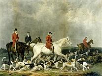 Jonathan Griffin, Huntsman to the Earl of Derby's Staghounds-James Barenger-Framed Premier Image Canvas