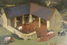 Commotion in the Cattle Ring-James Bateman-Giclee Print