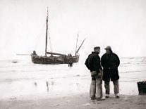 Men on the Shore, Scheveningen, Netherlands, 1898-James Batkin-Photographic Print