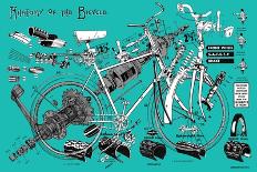 Anatomy of a Bicycle-James Bentley-Framed Giclee Print