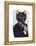 James Bond Cat-Fab Funky-Framed Stretched Canvas