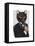 James Bond Cat-Fab Funky-Framed Stretched Canvas