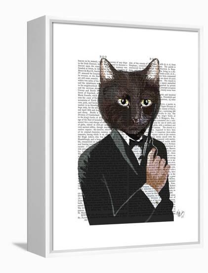 James Bond Cat-Fab Funky-Framed Stretched Canvas