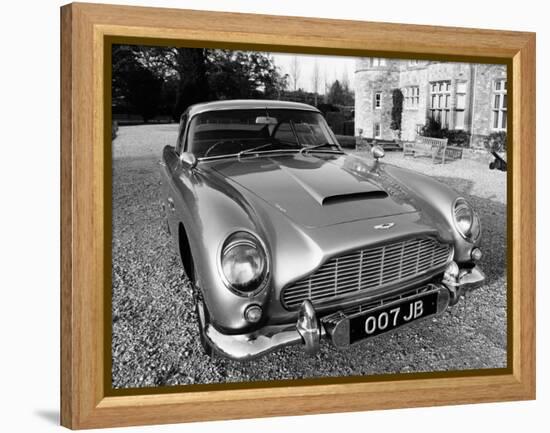 James Bond's Aston Martin DB5, Used in the Film Goldfinger-null-Framed Premier Image Canvas