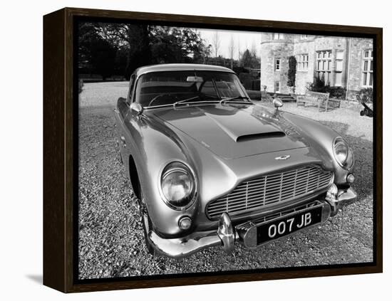 James Bond's Aston Martin DB5, Used in the Film Goldfinger-null-Framed Premier Image Canvas