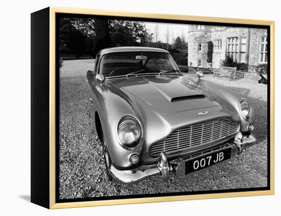 James Bond's Aston Martin DB5, Used in the Film Goldfinger-null-Framed Premier Image Canvas