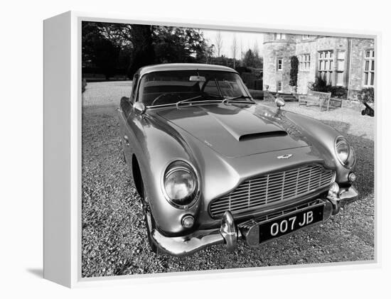 James Bond's Aston Martin DB5, Used in the Film Goldfinger-null-Framed Premier Image Canvas