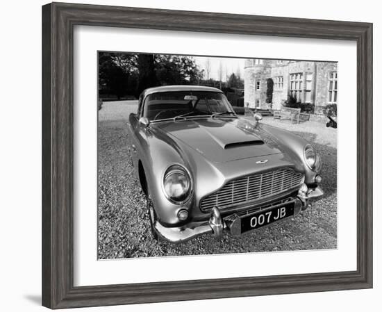 James Bond's Aston Martin DB5, Used in the Film Goldfinger-null-Framed Photographic Print