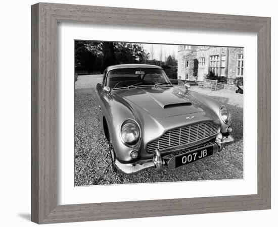 James Bond's Aston Martin DB5, Used in the Film Goldfinger-null-Framed Photographic Print