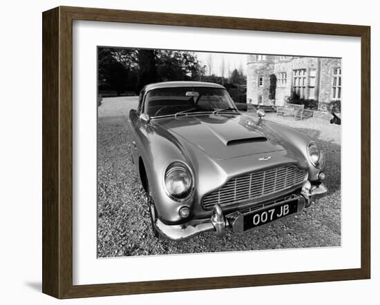 James Bond's Aston Martin DB5, Used in the Film Goldfinger-null-Framed Photographic Print