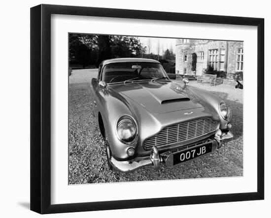 James Bond's Aston Martin DB5, Used in the Film Goldfinger-null-Framed Photographic Print
