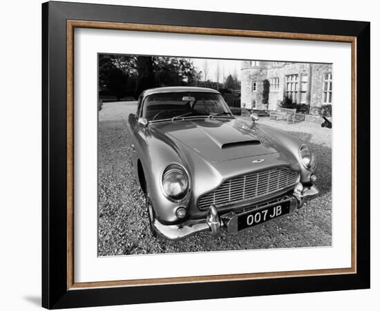 James Bond's Aston Martin DB5, Used in the Film Goldfinger-null-Framed Photographic Print