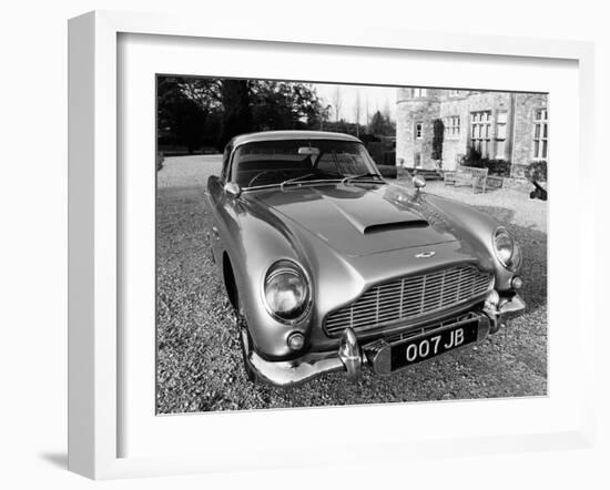 James Bond's Aston Martin DB5, Used in the Film Goldfinger-null-Framed Photographic Print