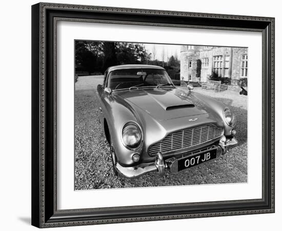 James Bond's Aston Martin DB5, Used in the Film Goldfinger-null-Framed Photographic Print