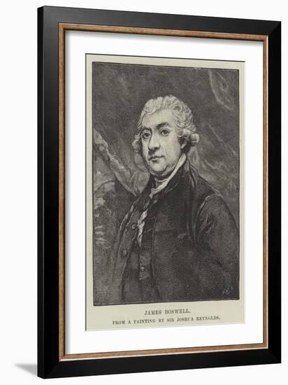 James Boswell-Sir Joshua Reynolds-Framed Giclee Print