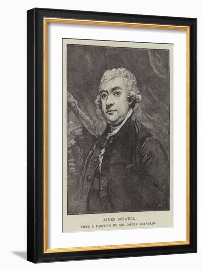 James Boswell-Sir Joshua Reynolds-Framed Giclee Print