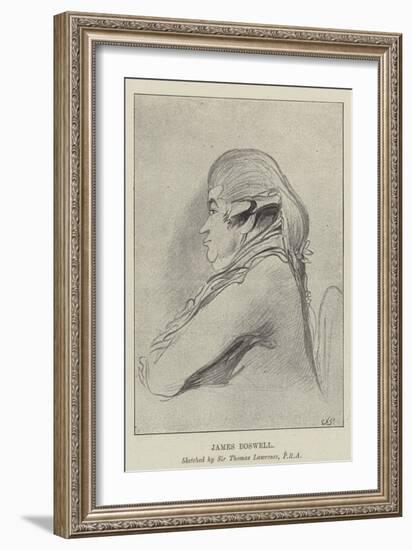 James Boswell-Thomas Lawrence-Framed Giclee Print