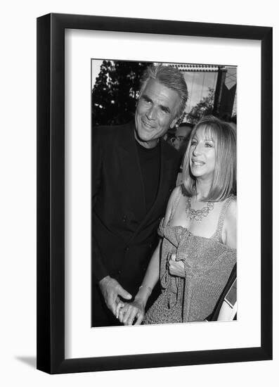 James Brolin and Barbara Streisand-null-Framed Art Print