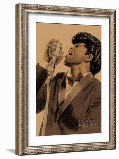 James Brown-Clifford Faust-Framed Art Print