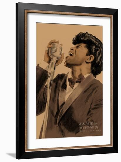 James Brown-Clifford Faust-Framed Art Print