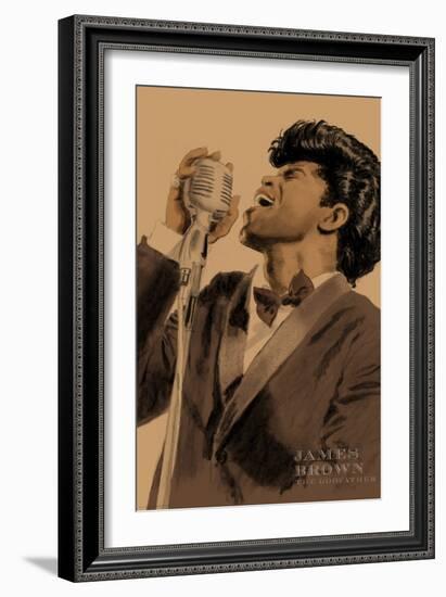 James Brown-Clifford Faust-Framed Art Print