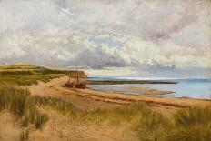 When the Tide Is Low - Maer Rocks, Exmouth, C.1870-James Bruce Birkmyer-Giclee Print