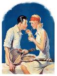 "Tennis Couple," Saturday Evening Post Cover, June 21, 1930-James C. McKell-Giclee Print