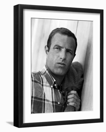 James Caan. "The Rain People" [1969], Directed by Francis Ford Coppola.-null-Framed Photographic Print