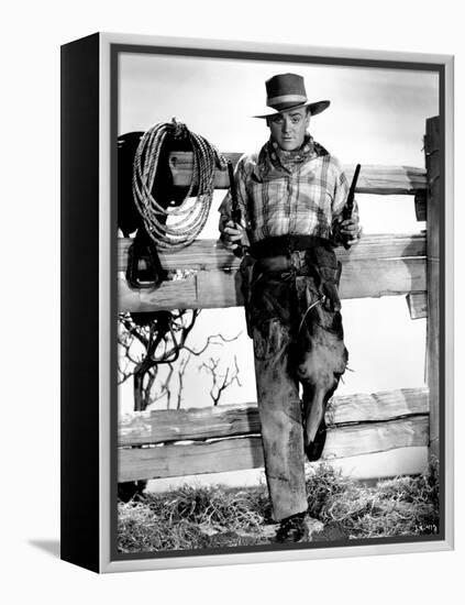 James Cagney. "The Oklahoma Kid" 1939, Directed by Lloyd Bacon-null-Framed Premier Image Canvas