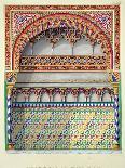 Elevation of an Alcove in the Pateo Del Agua, Alhambra, from "The Arabian Antiquities of Spain"-James Cavanagh Murphy-Giclee Print