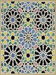 Mosaic in Portico of Generalife, Alhambra, from 'The Arabian Antiquities of Spain', Published 1815-James Cavanagh Murphy-Framed Giclee Print