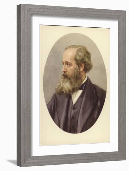 James Clerk Maxwell (1831-1879), Scottish Theoretical Physicist-null-Framed Giclee Print