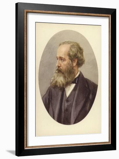 James Clerk Maxwell (1831-1879), Scottish Theoretical Physicist-null-Framed Giclee Print