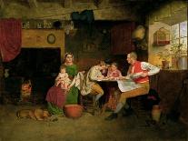 Answering the Emigrant's Letter, 1850-James Collinson-Giclee Print