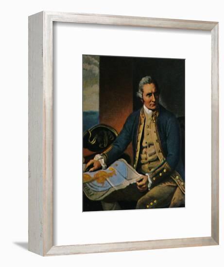 'James Cook 1728-1779. - Stich nach dem Gemälde von Dance', 1934-Unknown-Framed Giclee Print