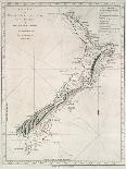 Map of Crossings on Saint Lawrence River Near Quebec-James Cook-Laminated Giclee Print
