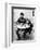 James Davis and His Pet Chimpanzee-Ralph Crane-Framed Photographic Print