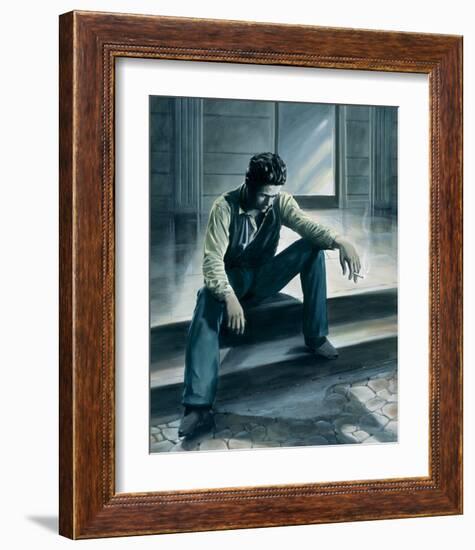 James Dean - Rebel-Renate Holzner-Framed Art Print