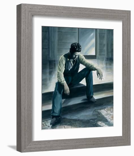 James Dean - Rebel-Renate Holzner-Framed Art Print