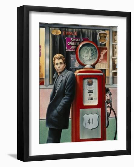 James Dean-Chris Consani-Framed Art Print