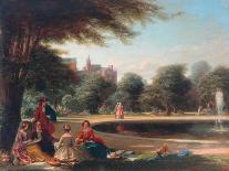 Hampton Court, the Fountain-James Digman Wingfield-Laminated Giclee Print