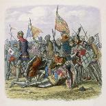 Before the Battle King Robert De Bruce VIII Kills Sir Henry De Bohun in Single Combat-James Doyle-Art Print