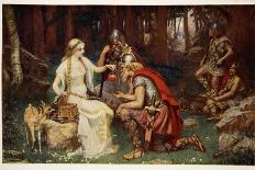 Idun and the Apples, illustration from 'Teutonic Myths and Legends' by Donald A. Makenzie, 1890-James Doyle Penrose-Giclee Print