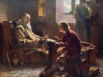 The Venerable Bede Translating the Last Chapter of St John, 1926-James Doyle Penrose-Premier Image Canvas